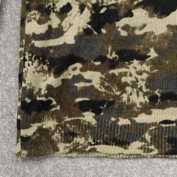 NWT Rock & Republic Womens Army Camo Sweater 1X Boxy Lightweight Grunge Punk - Picture 6 of 13